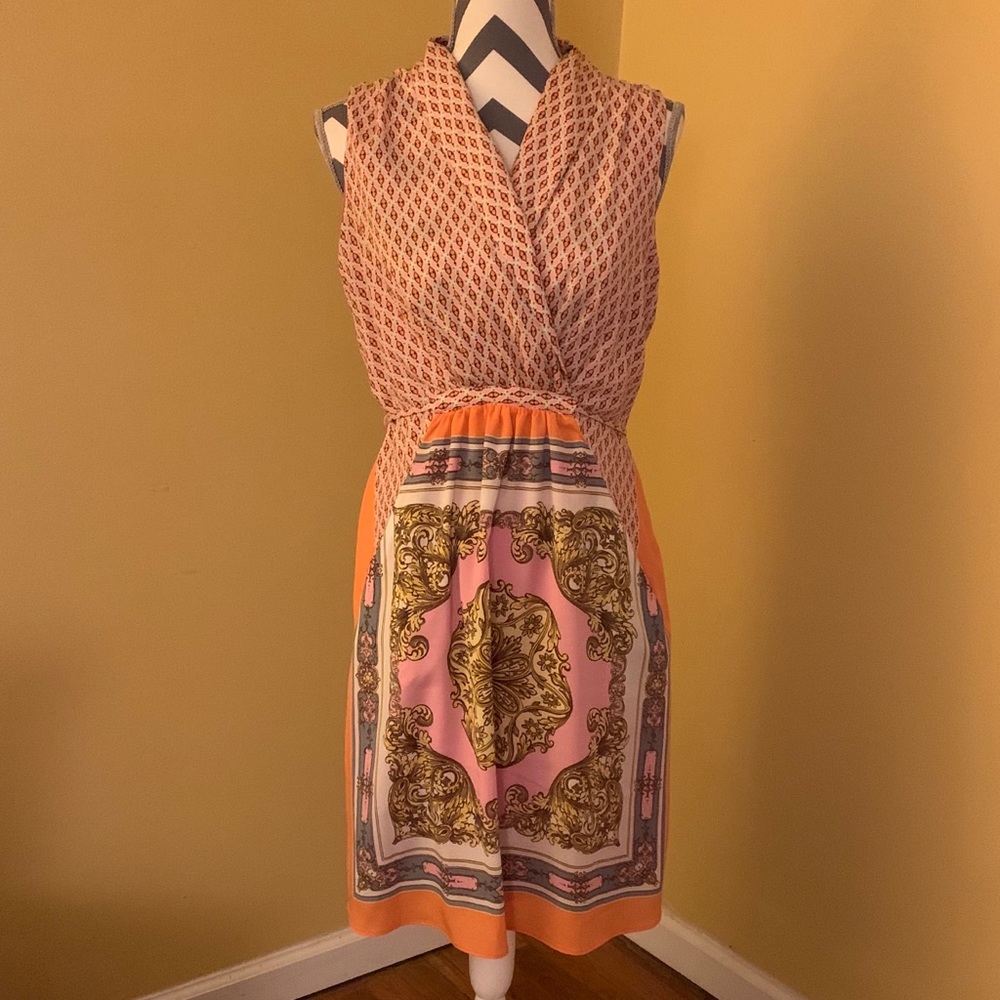 Emma & Michele Patterned Dress w/ Pockets